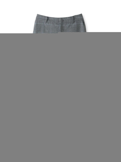 【大きいサイズ】ピクシエスタストレートパンツ≪洗濯機で洗える≫