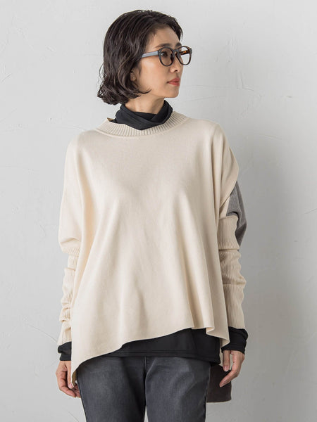 シアー切り替えカットソー