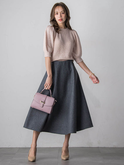 【新色追加】メルトンサーキュラースカート