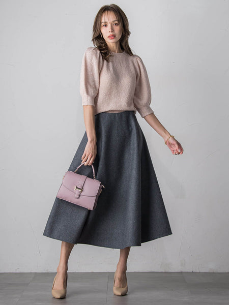 【新色追加】メルトンサーキュラースカート