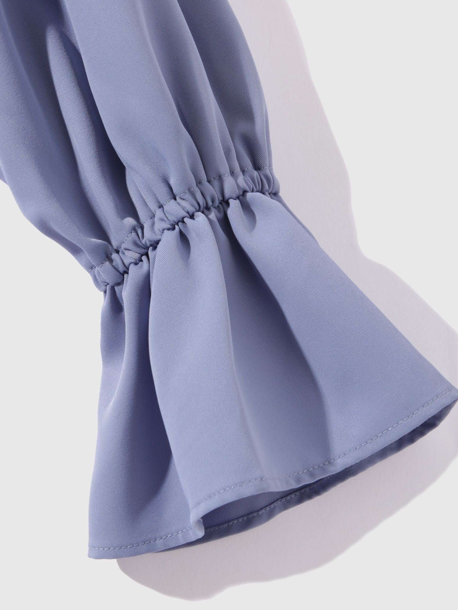 エステールギャバジンハイネックブラウス≪手洗い可能≫