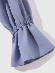 エステールギャバジンハイネックブラウス≪手洗い可能≫