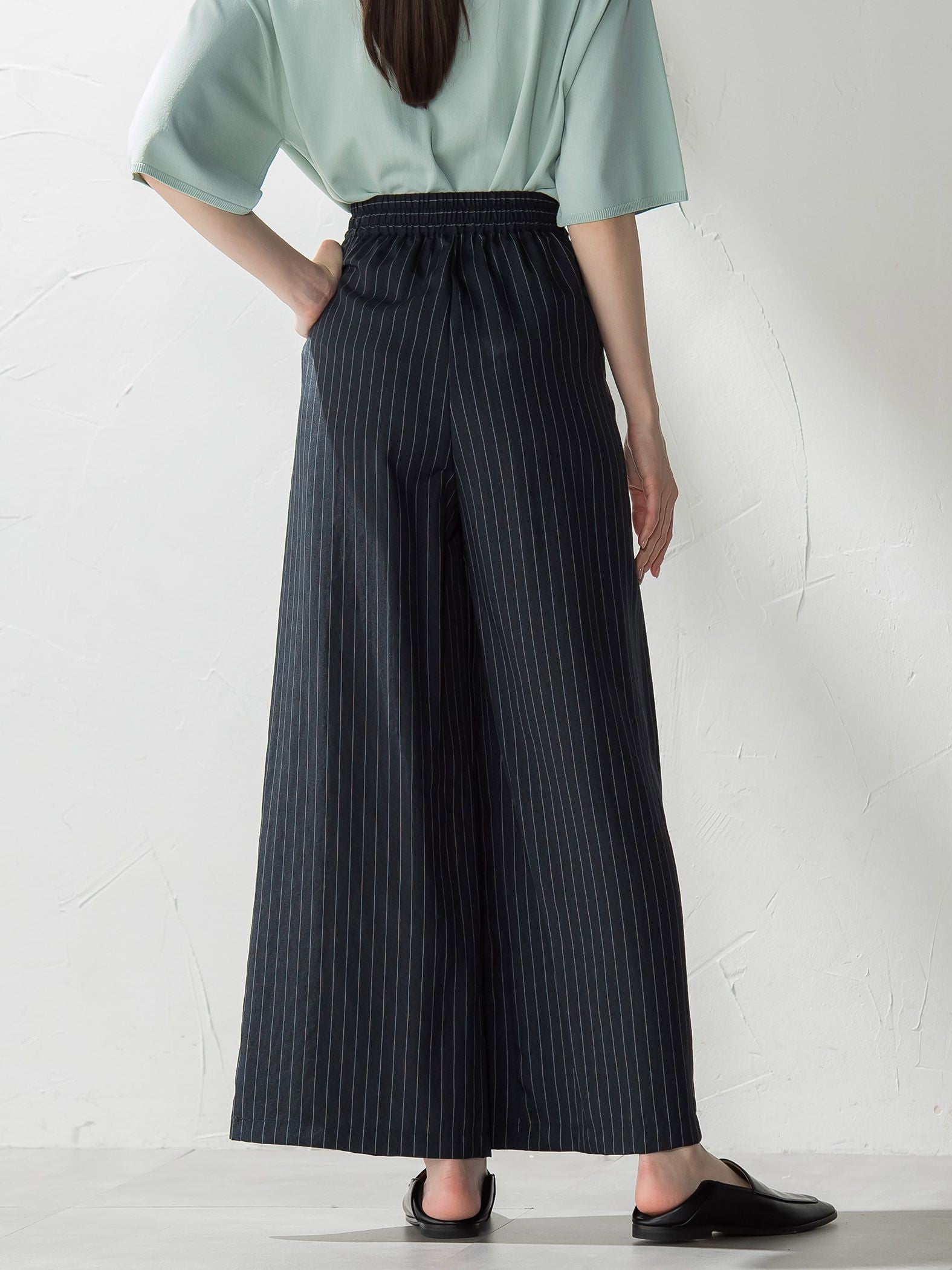 【WEB限定】タンブラーブッチャーワイドパンツ≪手洗い可能≫