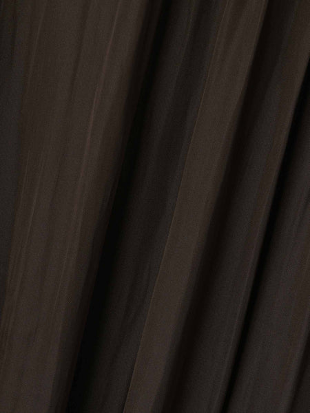 割繊サテンキーネックペプラムブラウス≪手洗い可能≫