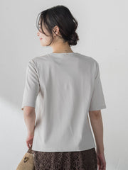 汗ジミ軽減カットソー