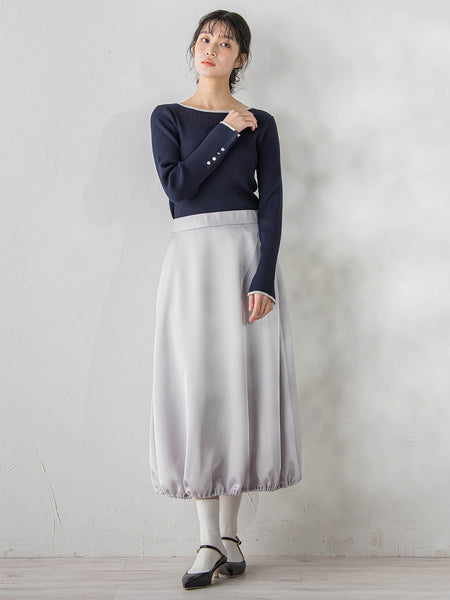 PLUM ROYAL SATINスカート≪手洗い可能≫
