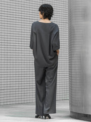 【大きいサイズ/選べるSETUP】SUZUSALAワイドパンツ