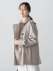 カシミヤコンライトリバーショートコート