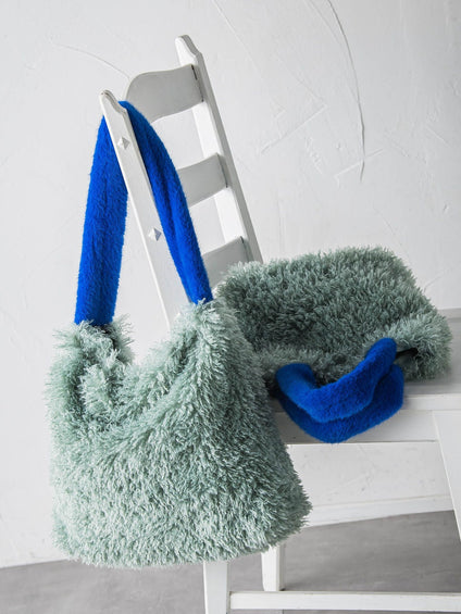 バイカラーエコファートートバッグ　S