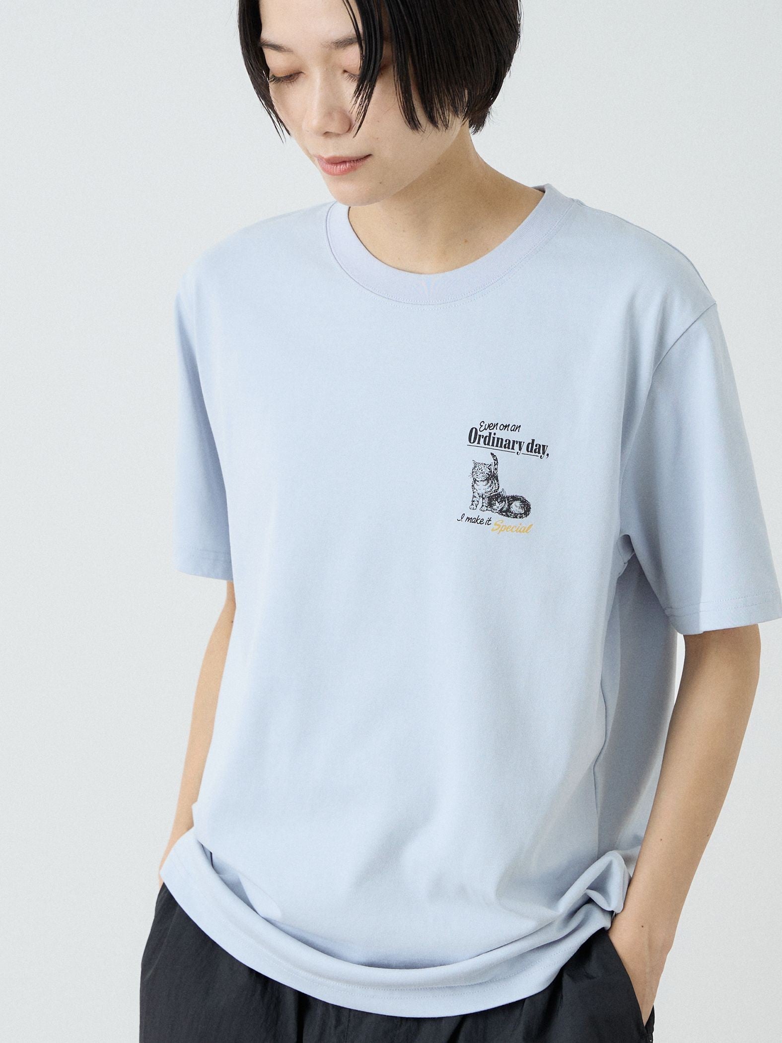 【Power To People】Ordinary day プリント Tシャツ