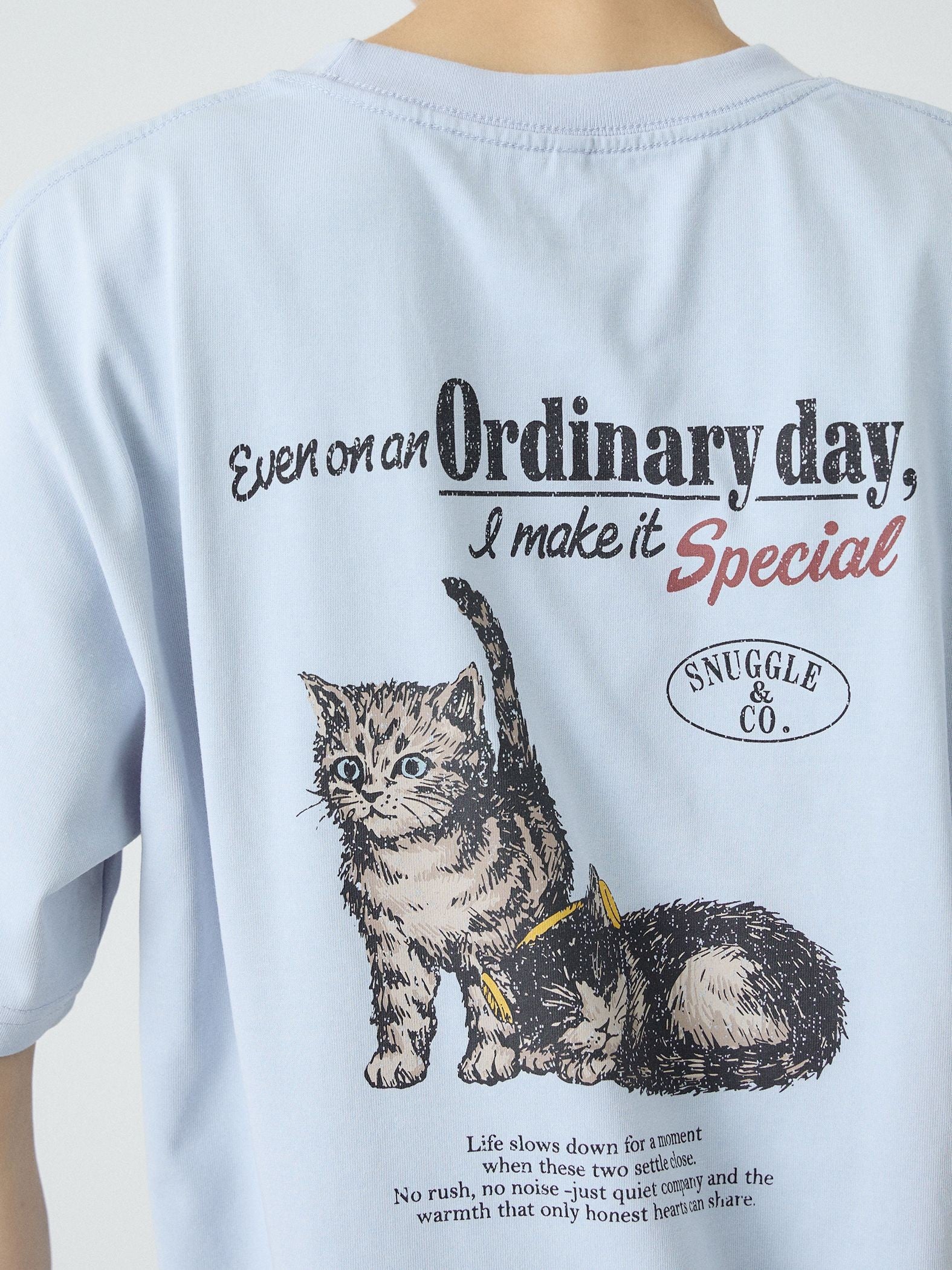 【Power To People】Ordinary day プリント Tシャツ