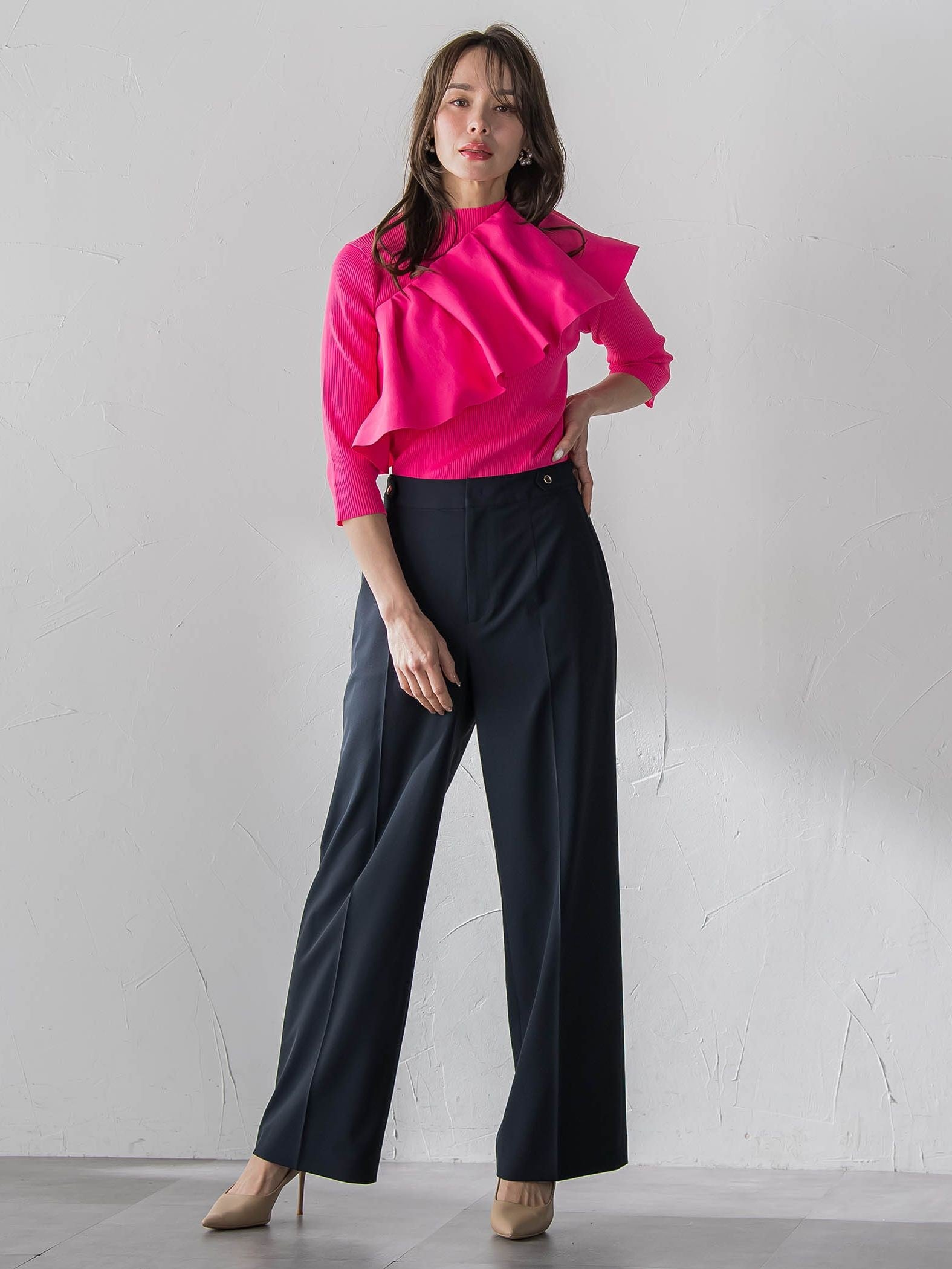 ケープ付き5wayニット