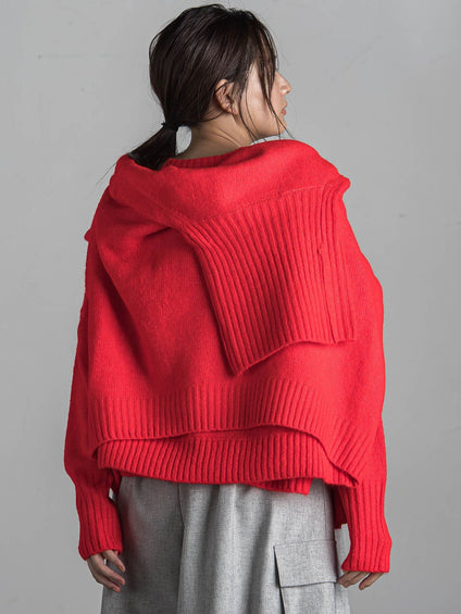 Resurrection - 【レディース】 WOMENS LOGO MONOGRAM KNIT PULLOVER / ロゴ モノグラム ニット  プルオーバー (ネイビー) | GOSSIP GOLF