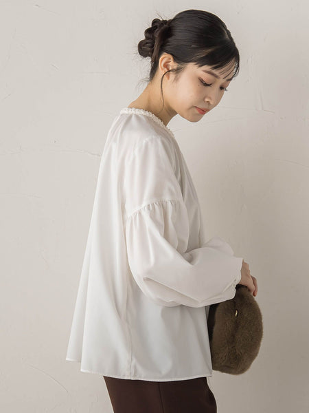 ブレードブラウス≪洗濯機で洗える≫