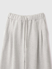 【着回し抜群】裏毛2タックパンツ