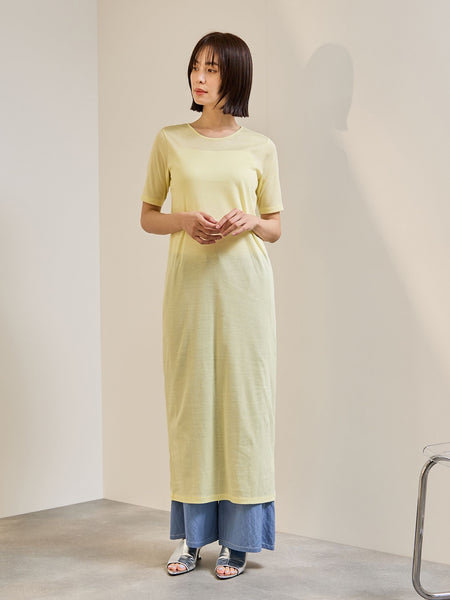 《予約》【着るUVケア】フライスワンピース