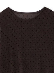 ラメフロッキードットプルオーバー≪手洗い可能≫