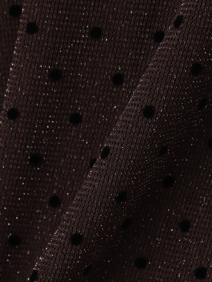 ラメフロッキードットプルオーバー≪手洗い可能≫