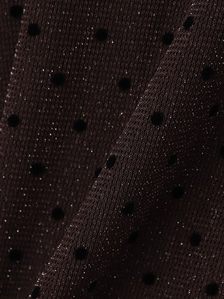 ラメフロッキードットプルオーバー≪手洗い可能≫