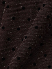 ラメフロッキードットプルオーバー≪手洗い可能≫