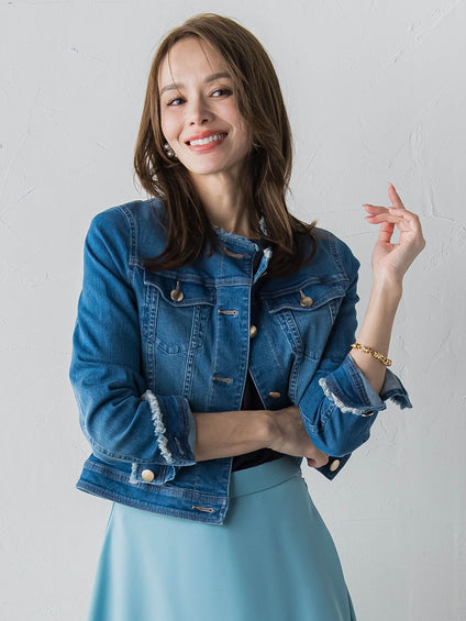 ストレッチデニムGジャン