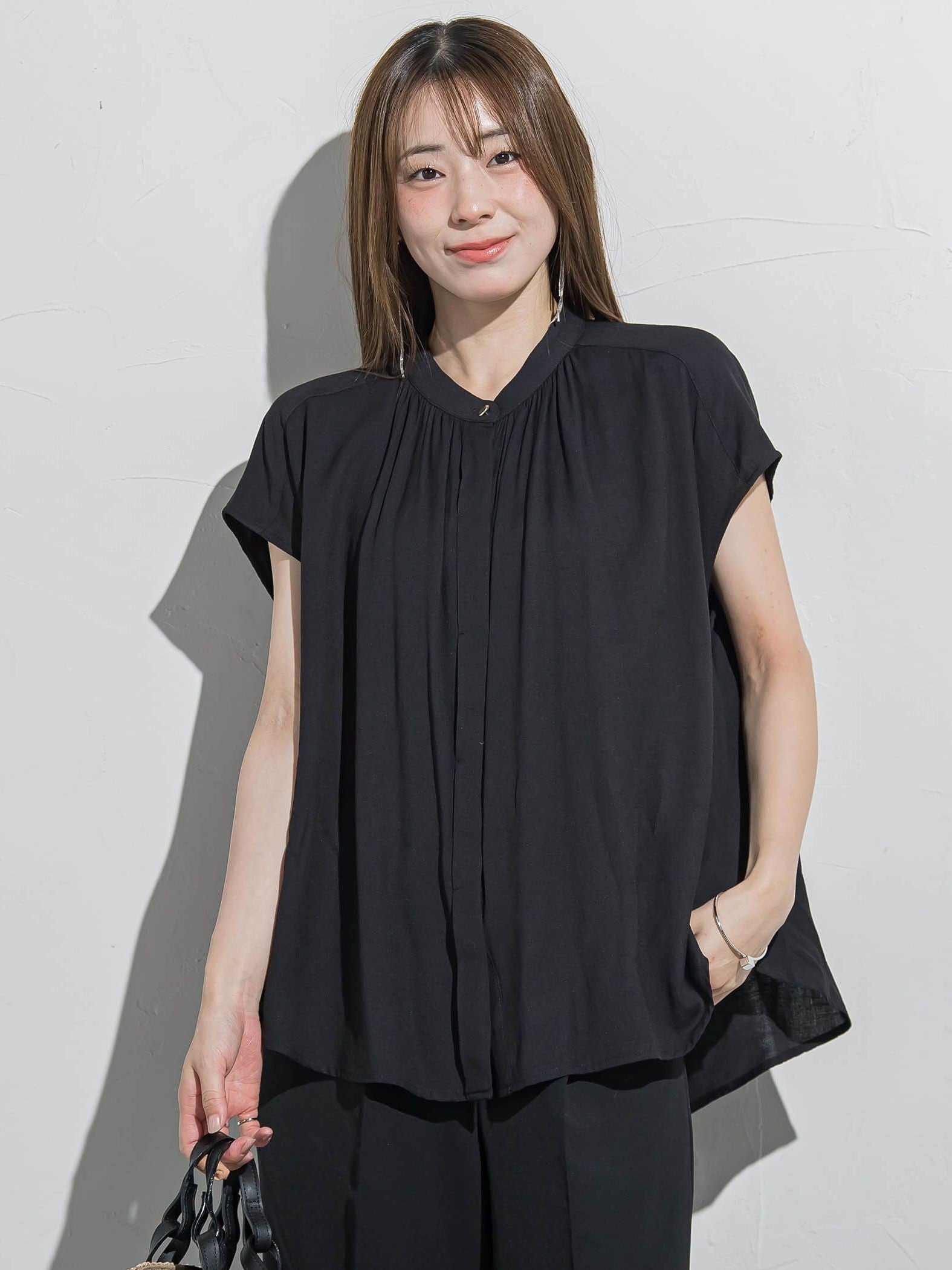 【WEB限定】TRスバンブラウス≪手洗い可能≫