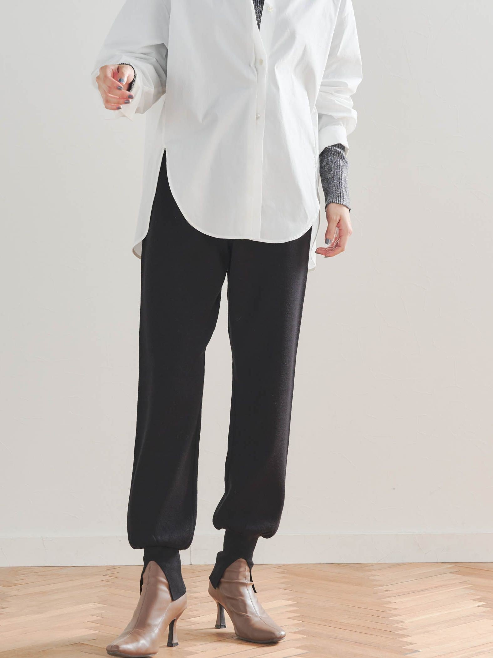 ニットジョガーパンツ≪手洗い可能≫