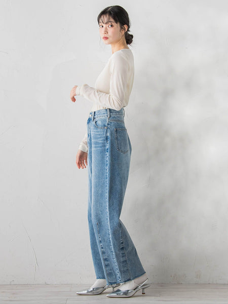 シアーベロアカットソー≪手洗い可能≫