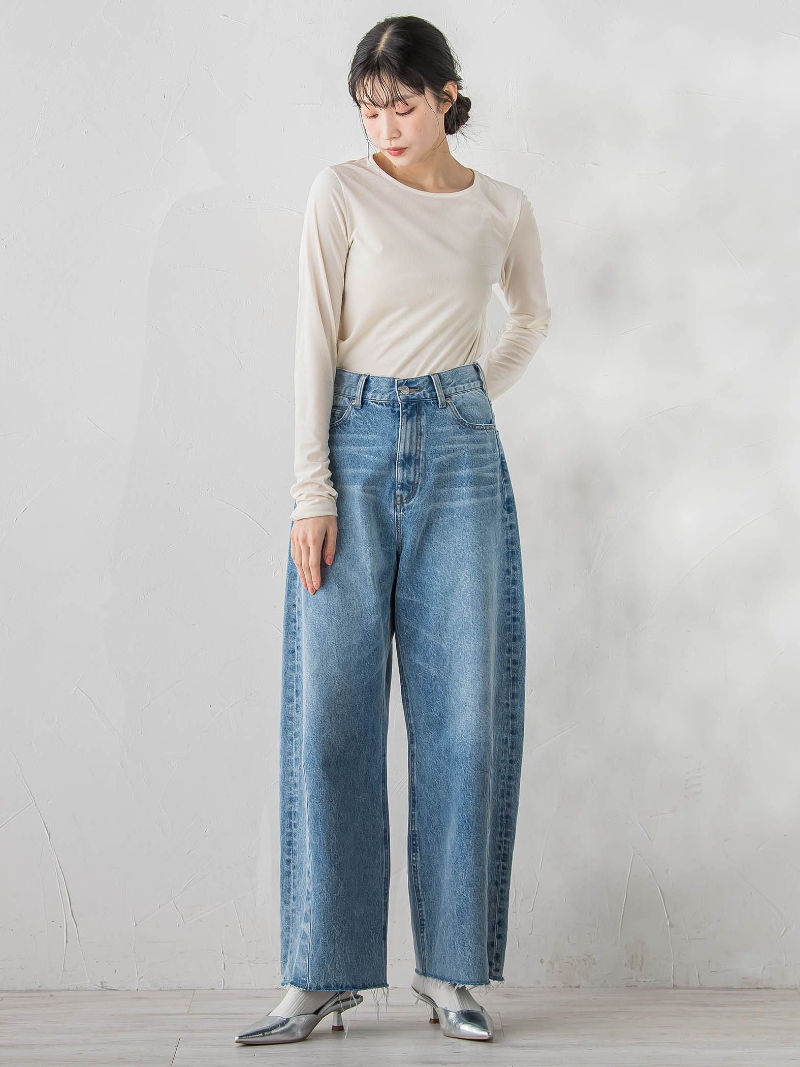 シアーベロアカットソー≪手洗い可能≫