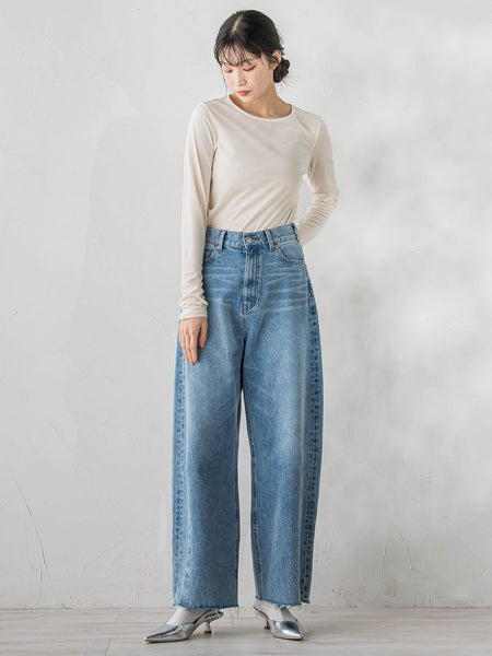 シアーベロアカットソー≪手洗い可能≫