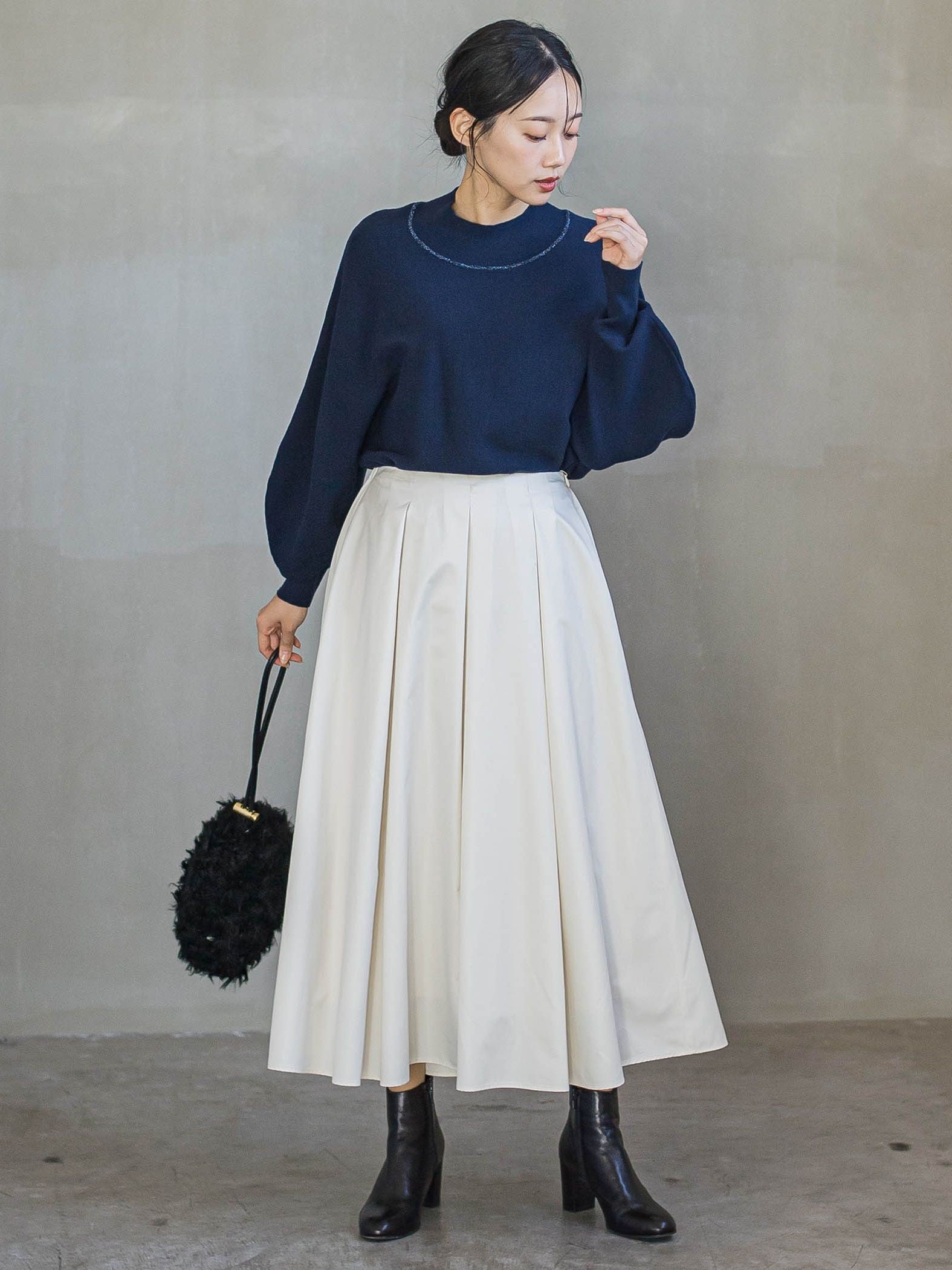 タフタタックスカート≪洗濯機で洗える≫