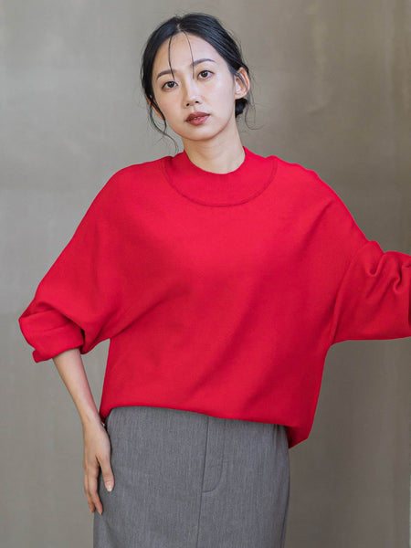 ウォッシャブルバナナスリーブニット≪手洗い可能≫