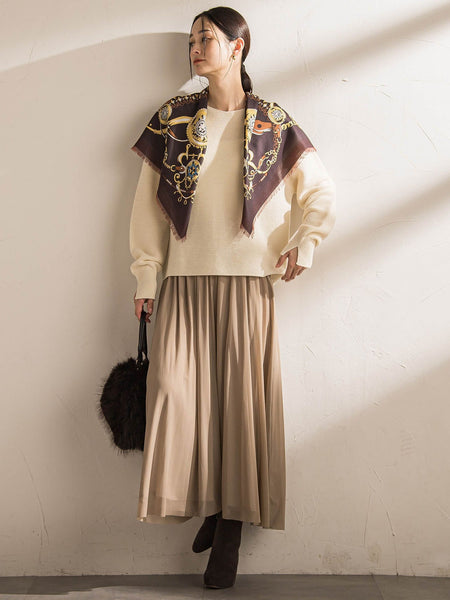 ホールガーメントガーターニット≪洗える≫