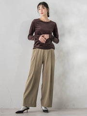 ワイドポケットタックパンツ