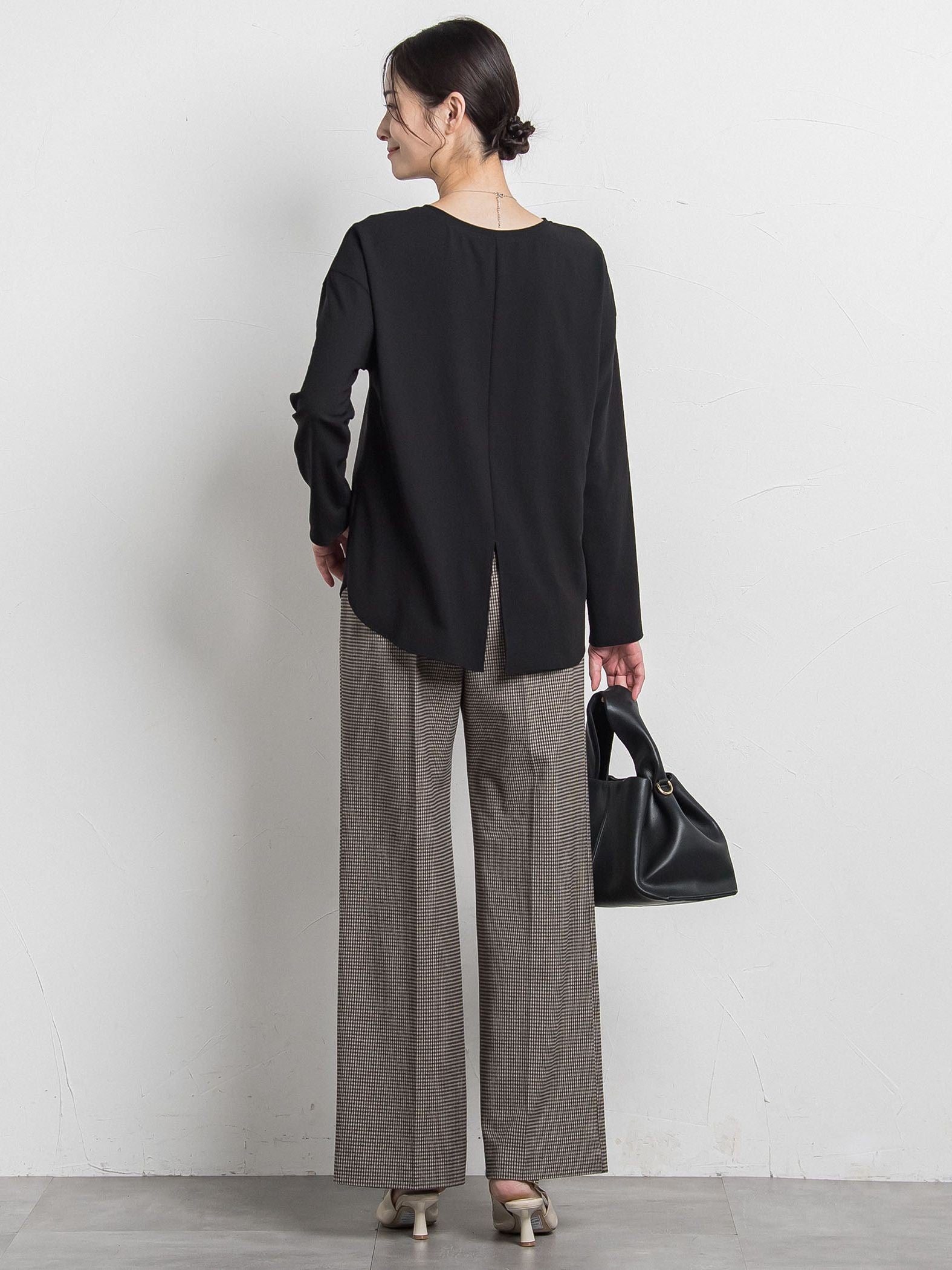 両面起毛ワイドパンツ≪WEB限定13号/洗える/セットアップ対応≫