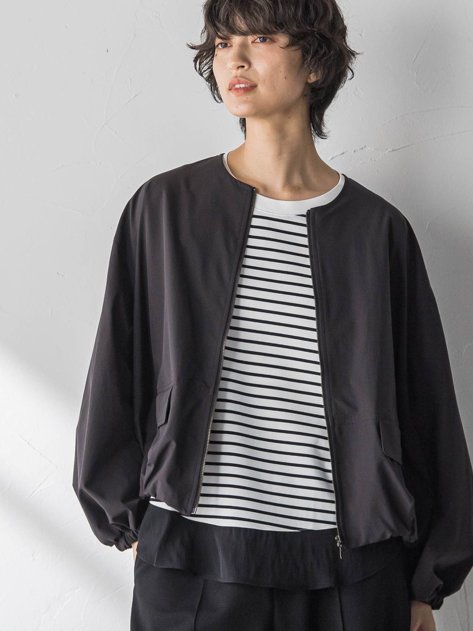 撥水バルーンブルゾン