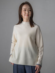 【大きいサイズ】配色CHESSニット