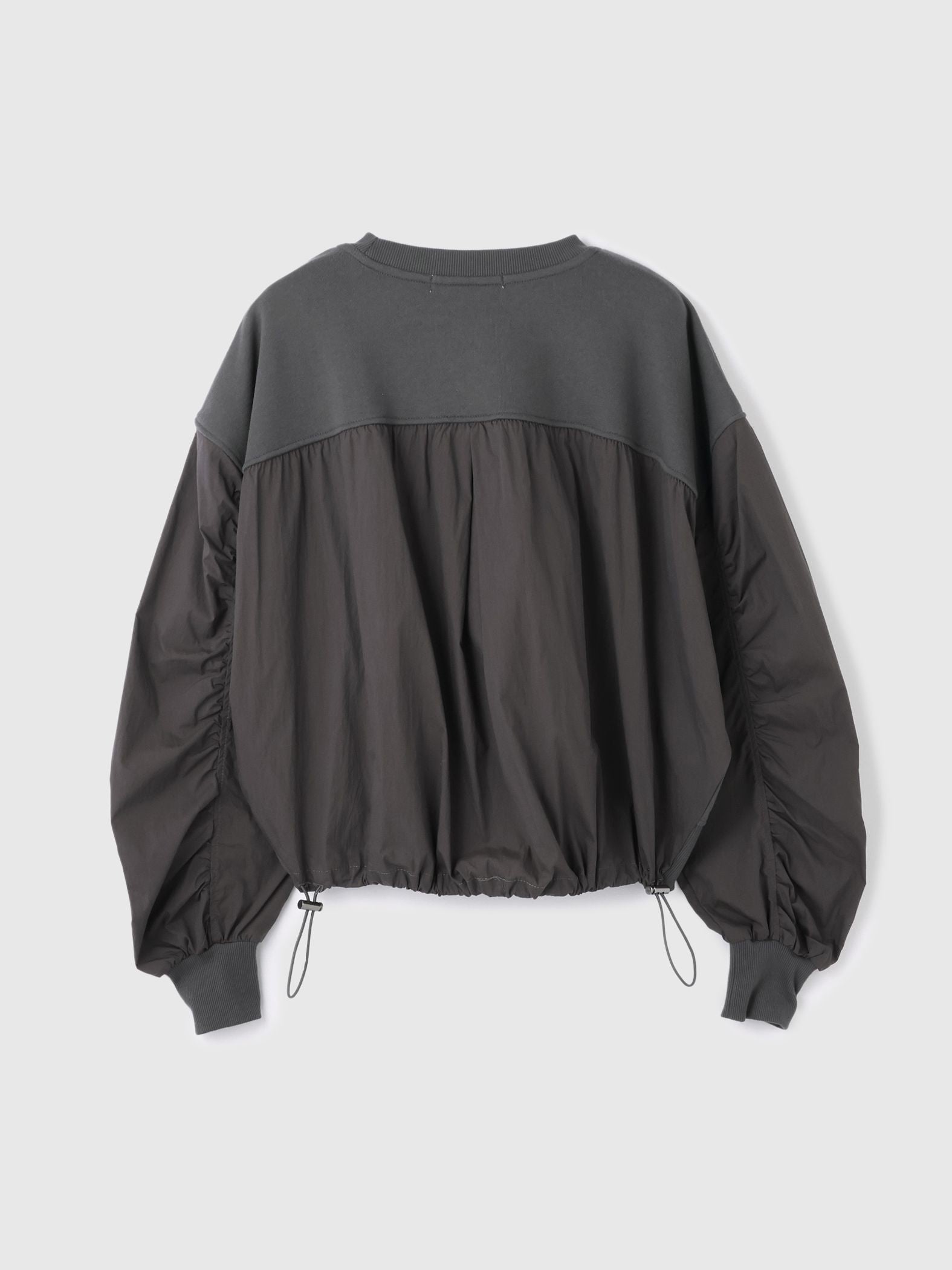 スイッチングドロストスウェットプルオーバー≪洗濯機で洗える≫