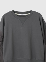 スイッチングドロストスウェットプルオーバー≪洗濯機で洗える≫