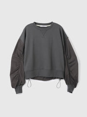 スイッチングドロストスウェットプルオーバー≪洗濯機で洗える≫