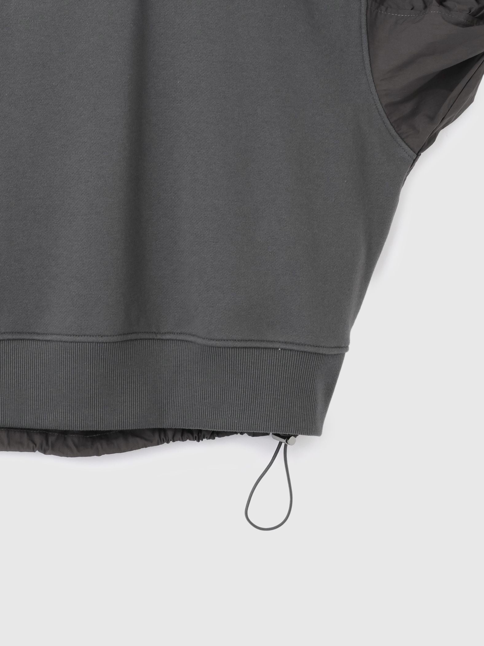 スイッチングドロストスウェットプルオーバー≪洗濯機で洗える≫