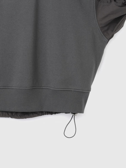 スイッチングドロストスウェットプルオーバー≪洗濯機で洗える≫