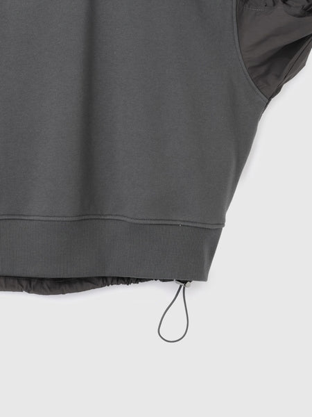 スイッチングドロストスウェットプルオーバー≪洗濯機で洗える≫