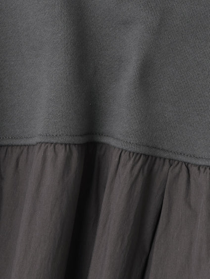 スイッチングドロストスウェットプルオーバー≪洗濯機で洗える≫