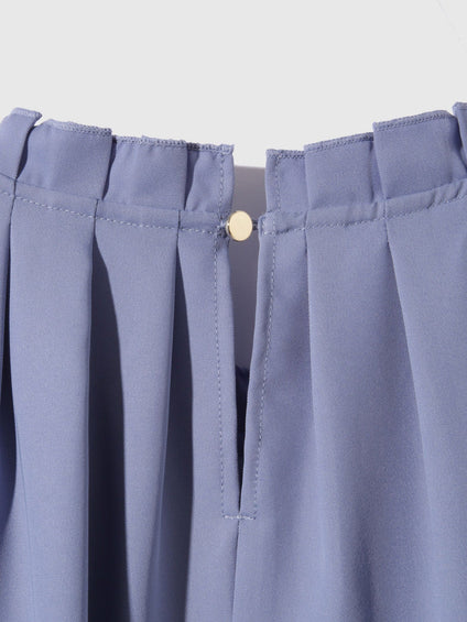 エステールギャバジンハイネックブラウス≪手洗い可能≫