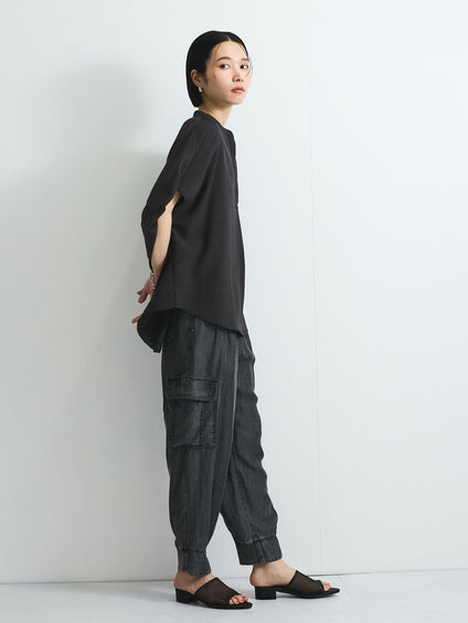 バイオシルクパウダージョガーパンツ≪洗濯機で洗える≫