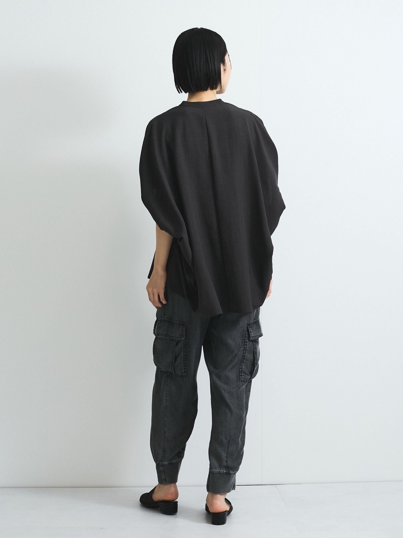 バイオシルクパウダージョガーパンツ≪洗濯機で洗える≫