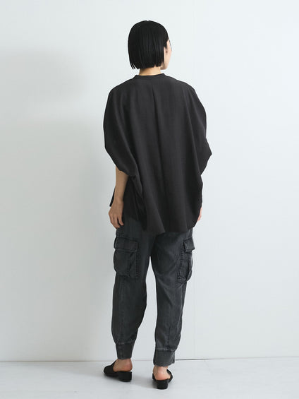 バイオシルクパウダージョガーパンツ≪洗濯機で洗える≫