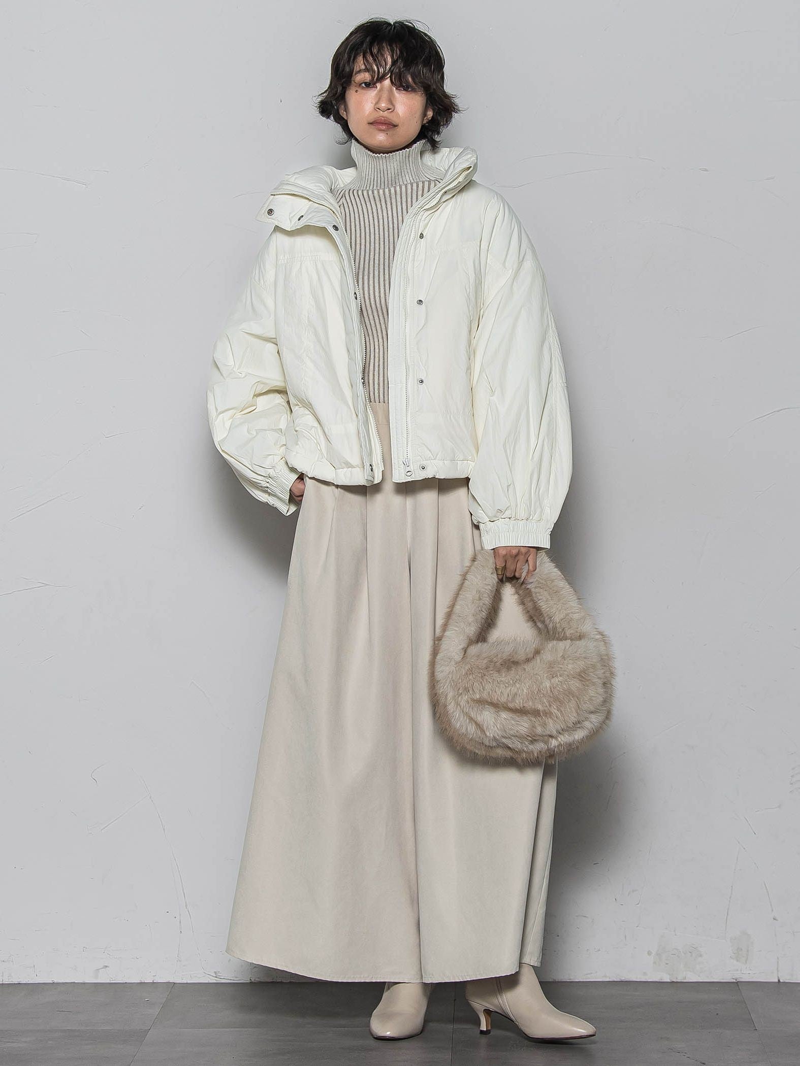 【WEB限定】プレーティングリブニットプルオーバー≪手洗い可能≫