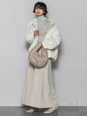 【WEB限定】プレーティングリブニットプルオーバー≪手洗い可能≫